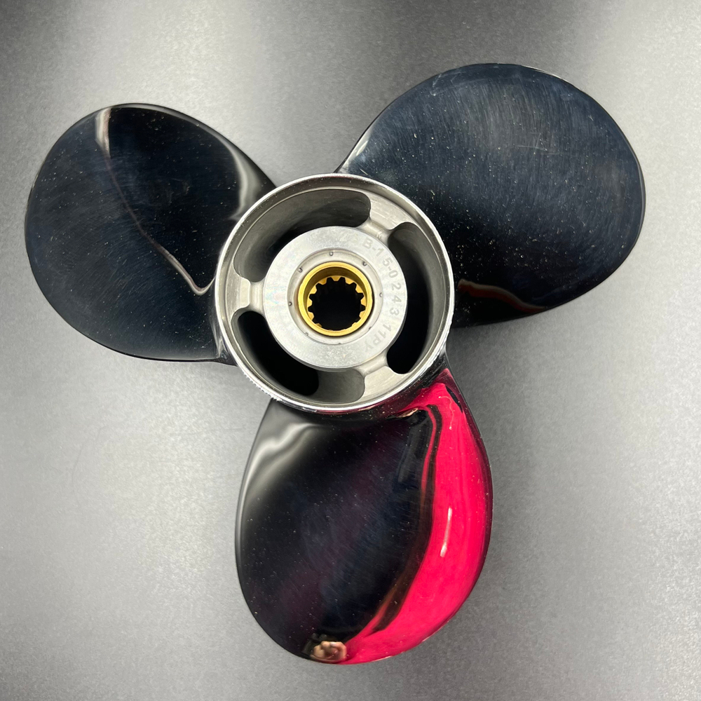 Гребной винт Yamaha 40-55, F30-60 Stella (3x11 1/2x11) (Сталь) (Polastorm)