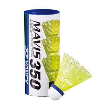 Воланы для бадминтона Yonex Mavis 350 Nylon 3P - yellow
