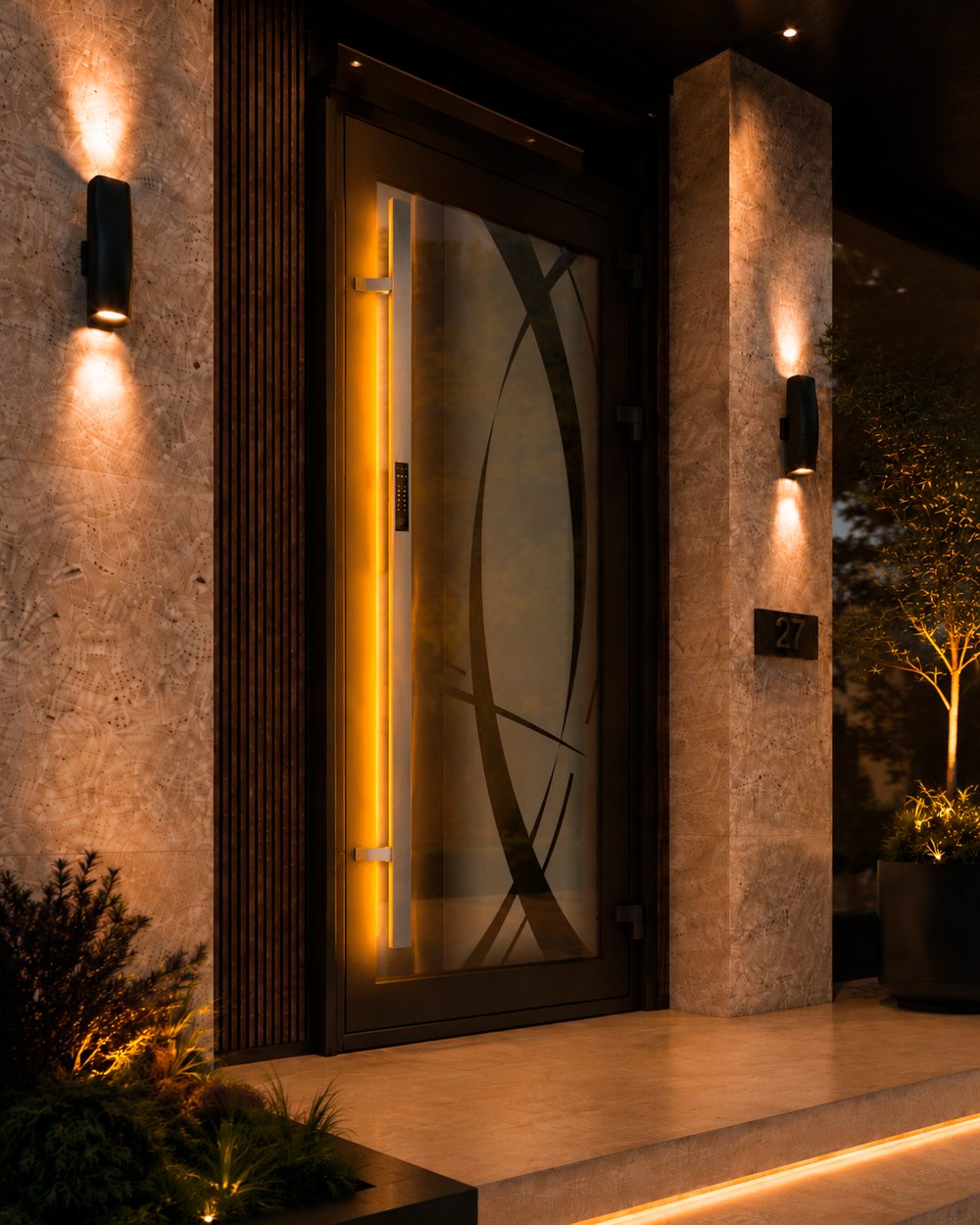 ART 50х25 MYLOCK ML-05 — система доступа для алюминиевых дверей под ключ