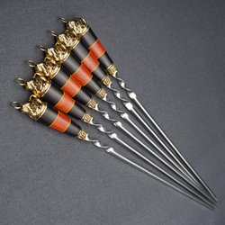 Подарочный набор шампуров "Бык"