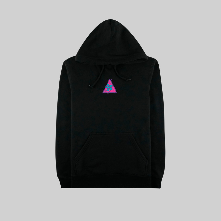 Толстовка мужская HUF Pushing Daisies артикул:PF00348-BLACK - купить в магазине Дайс