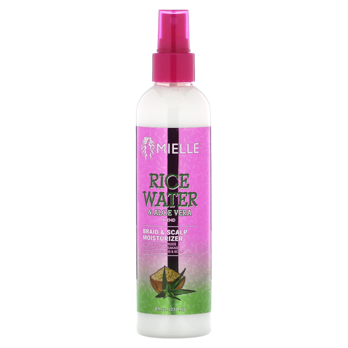 Mielle, Увлажняющее средство для кос и кожи головы, смесь рисовой воды и алоэ вера, 237 мл (8 жидк. унц.)