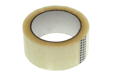 Клейкая лента упаковочная 48ммх66м 50мкм прозрачная ТР