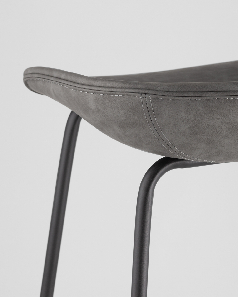 Стул барный Beetle Lite PU серый 2 шт