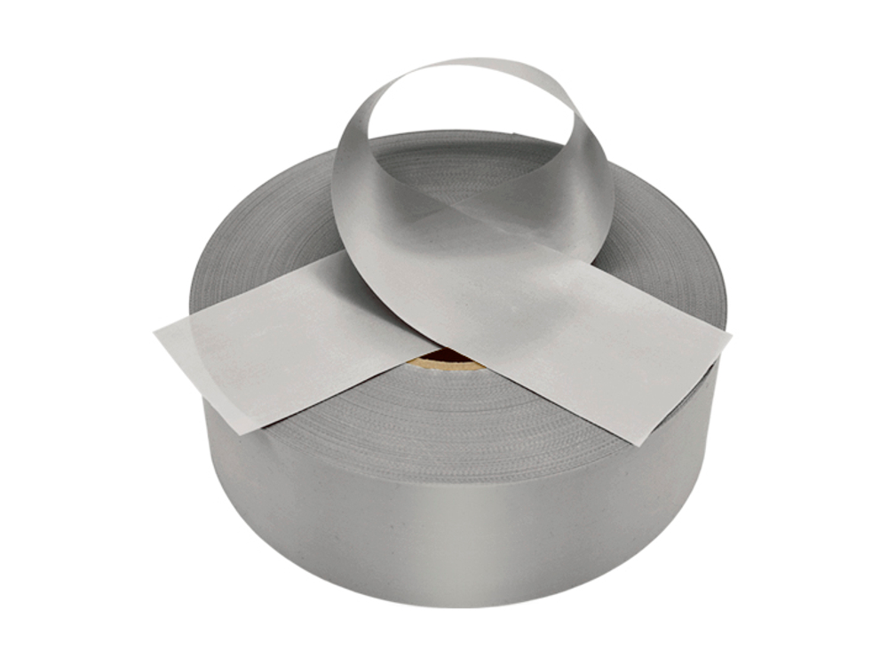 Лента плиссированная для наградных розеток. 102 темно-серая-стальная