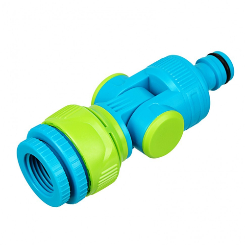 Адаптер штуцерный, шарнирный, с переключателем, 1/2-1'', Palisad Luxe, 65781