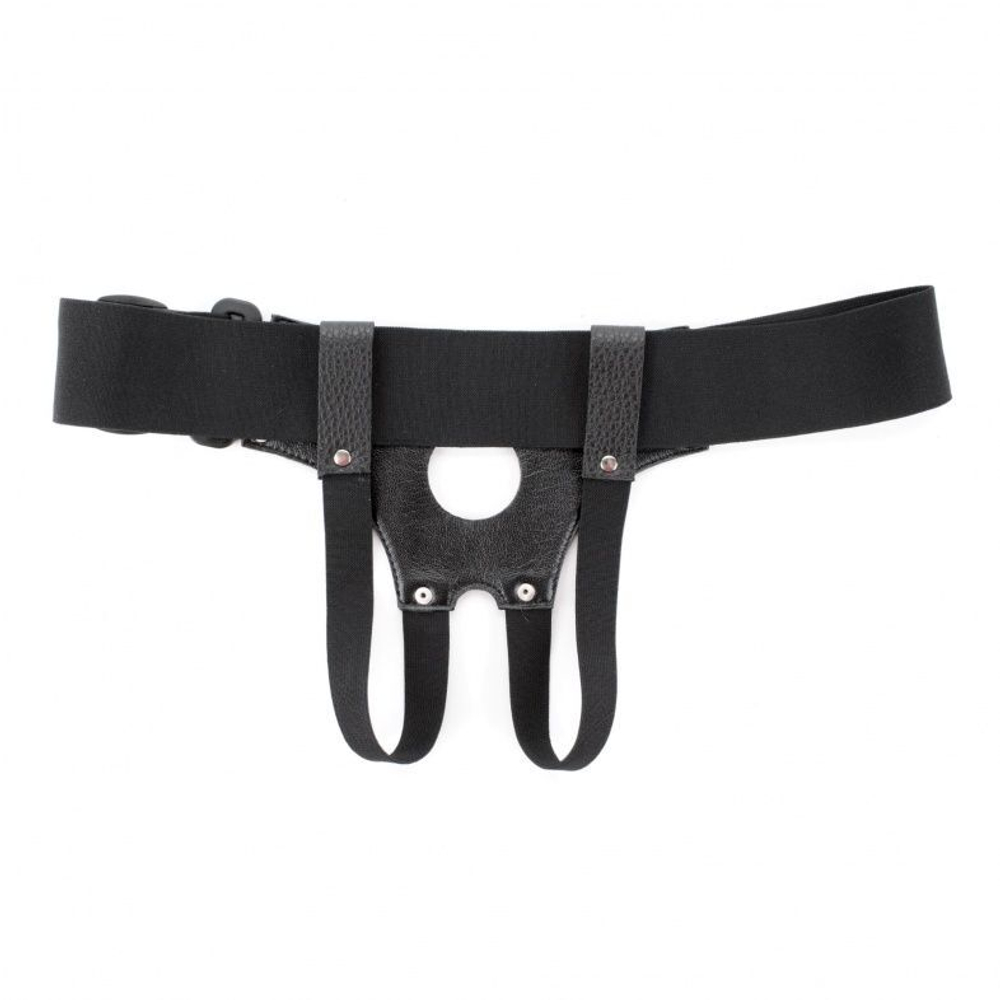 Универсальные черные трусики для страпона