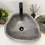 Раковина из речного камня RS-63558 (45*40*15) 0122