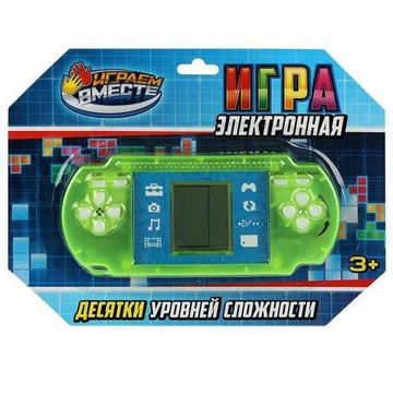 Электронная логическая игра блист.16*17,5*3см ИГРАЕМ ВМЕСТЕ1