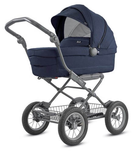 Коляска Inglesina Sofia System Duo 2 в 1 на шасси Ergo Bike IMPERIAL BLUE, темно-синий