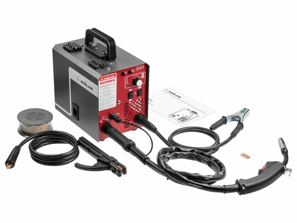 Сварочный аппарат полуавтомат Asilak M2005, FLUX/MMA/TIG LIFT