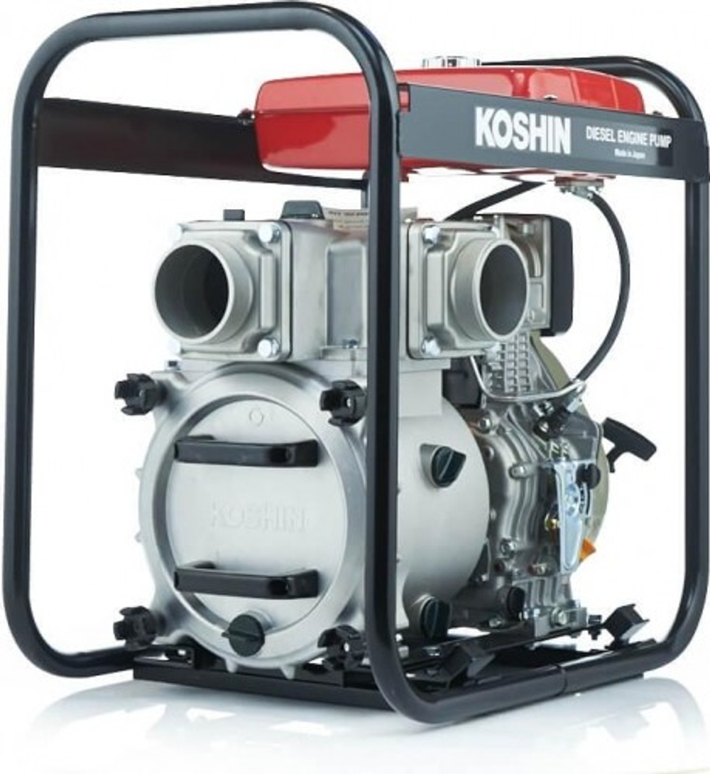 Мотопомпа дизельная KOSHIN KTY-100D для грязной воды