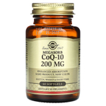 Solgar, Megasorb CoQ-10, 200 мг, 60 мягких таблеток