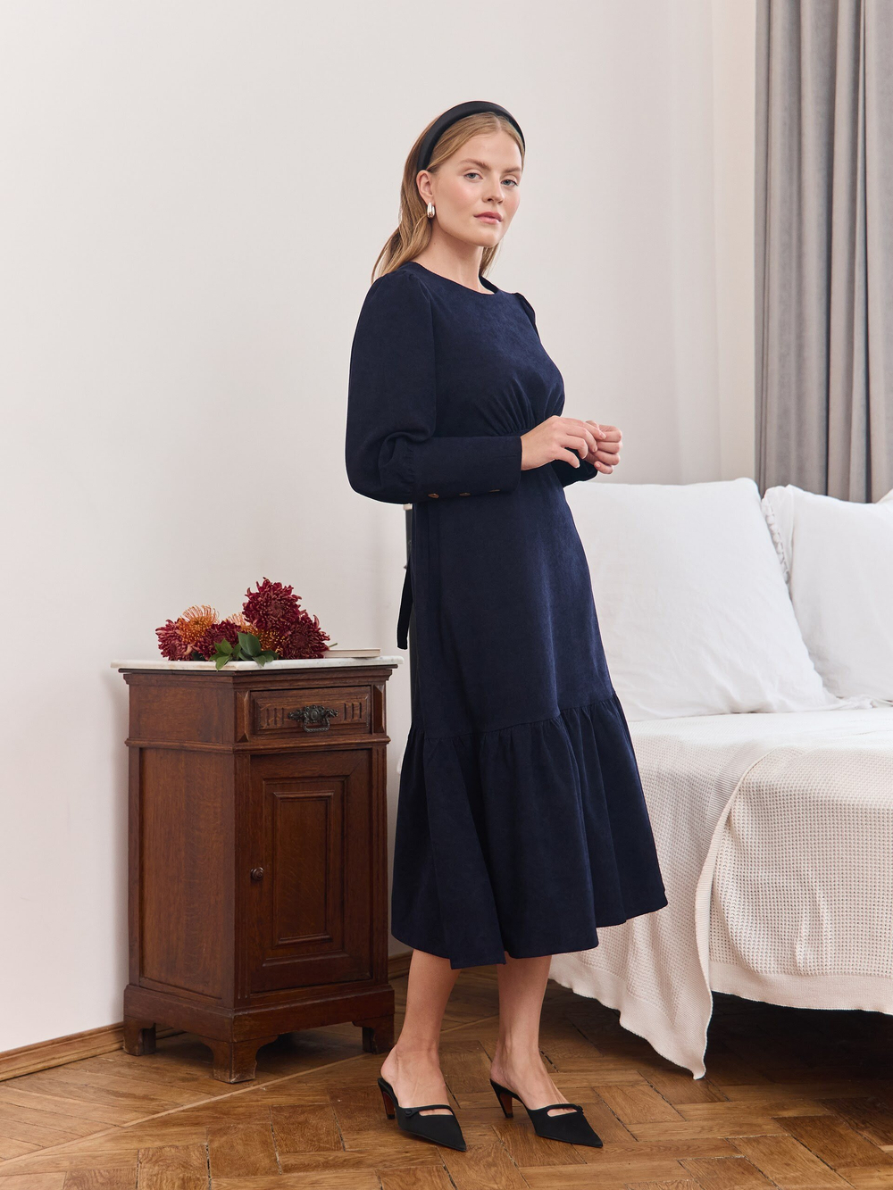 Платье с рукавом длинное