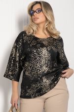 Блуза Австрия (черно-золотая) Б12535-27 LT Collection