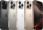 Смартфон Apple iPhone 16 Pro 256GB, nano SIM + eSIM, White Titanium