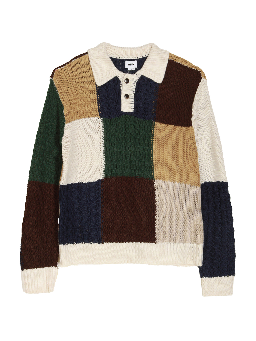Мужской Свитер Oliver Patchwork
