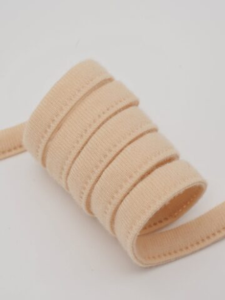 Туннельная лента бежевая одношовная ворсовая ширина 10 мм