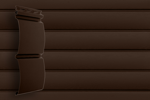 Сайдинг Блок-хаус Grand Line Acryl темный дуб (3,0м)