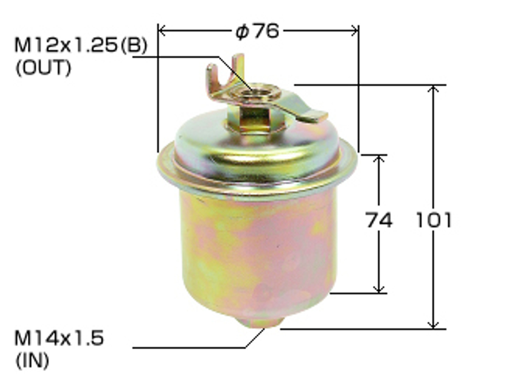 FC-819/817  RB-exide  Фильтр топливный