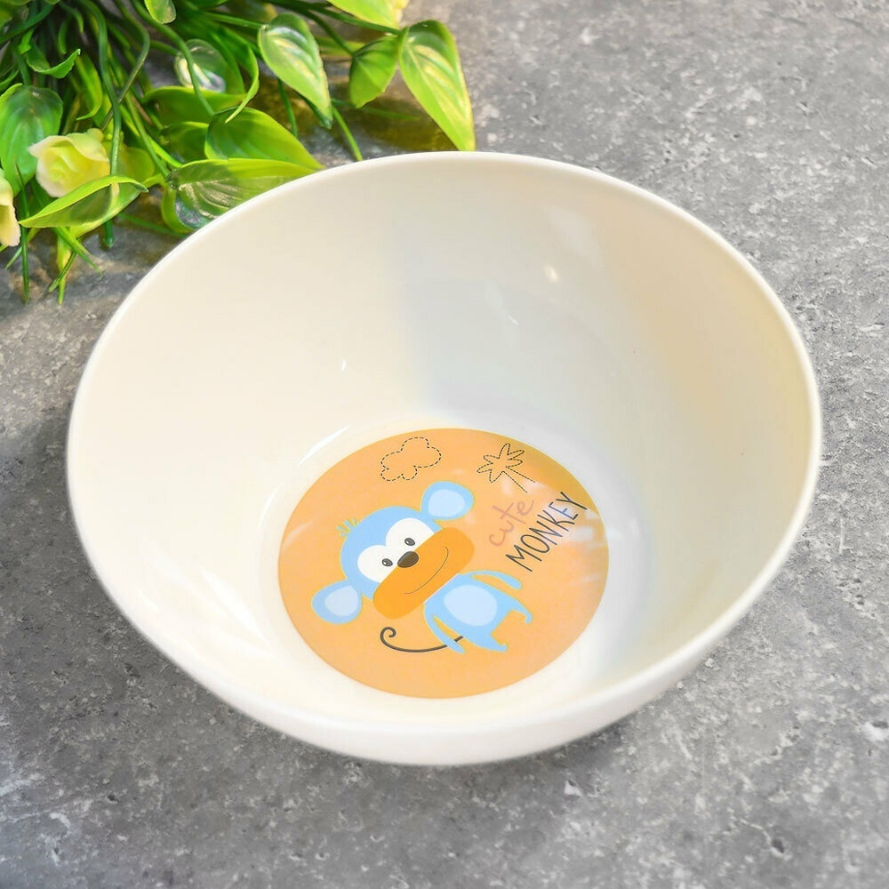 Миска 13см детская "Сафари" (светло-бежевый)