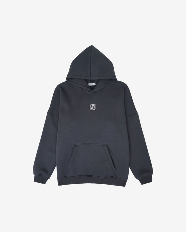 Худи Nine Iron серый - фото 2