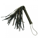 Флоггер - "Luxury Fetish" (черная рукоять)