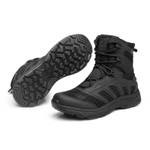 QIANGREN 3515 Summer Men"s Outdoor Training Boots Men"s High Top Work Boots Tactical Boots