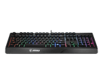Игровая Клавиатура MSI Vigor GK20 RU, 108 клавиш, RGB SHOW,  кабель 1,8м, USB2.0