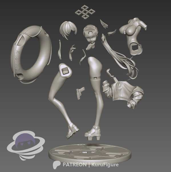 Ogata Kanna Blue Archive Фигурка