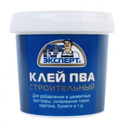 Клей ПВА строительный Эксперт 0,9кг