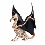 Дракон с черными крыльями от Lemmo - сборная модель, деревянный конструктор, 3d пазл, сборка без клея