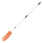 Пипидастр (сметка-метелка) для уборки пыли, метелка 30 см, рукоятка 80-160 см, оранжевый, LAIMA, 603619