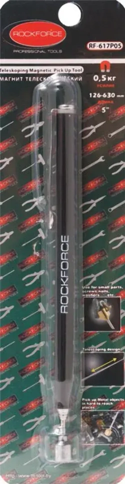Магнит телескопический (0.5кг, L:126-630мм), в блистере RockForce##Rock FORCE RF-617P05
