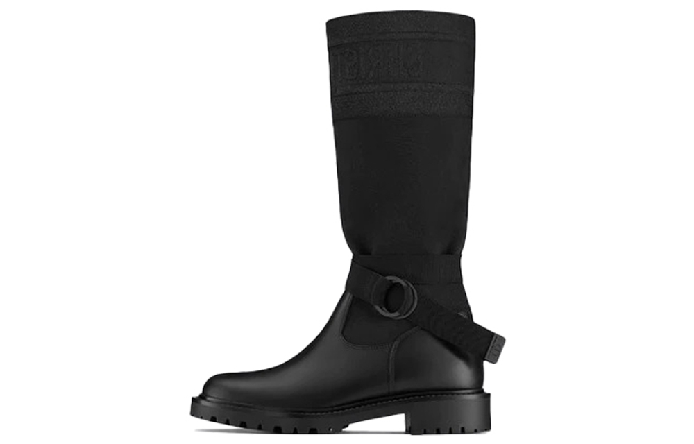 DIOR D Major Knee high Boots Women"s Black