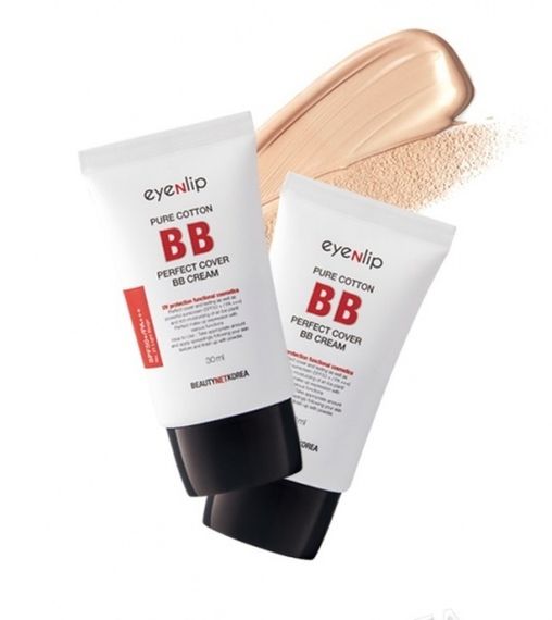 Krem \ Крем \ Cream Pure Cotton Perfect Cover BB Cream (SPF50+/PA+++) Light Beige 30g