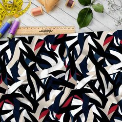 Ткань премиум флис цветовая калейдоскопия