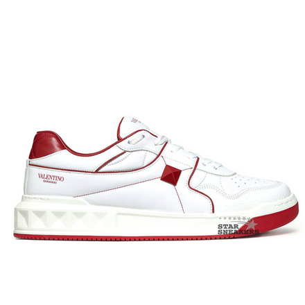 VALENTINO GARAVANI ONE STUD "WHITE-RED"