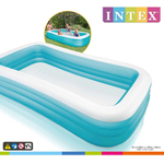 Бассейн Intex  58484NP надувной, 305х183х56см Возраст от 6 лет, белый, голубой