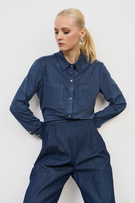 Рубашка из замши