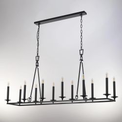 Citilux Маркиз CL471265 Люстра замковая подвесная Чёрная