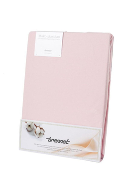 Простыня на резинке 100х200 Brennet 0036 599 светло-розовая Германия