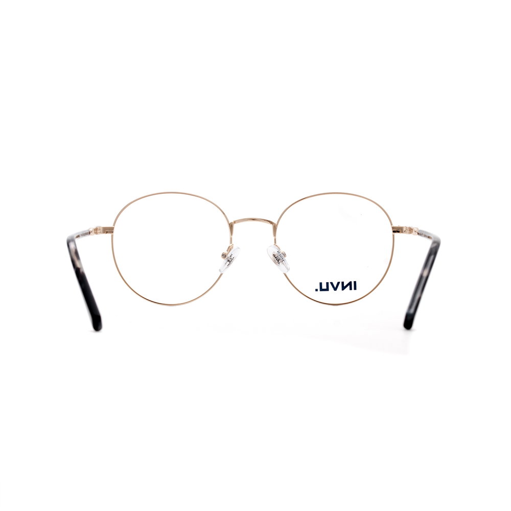 Оправа бабочка INVU G3301 A с клипом(футляр) черный/золото/гавана (Китай)