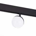 ST358.436.07 Магнитный трековый светильник Черный LED 1*7W 3000K 520Lm Ra&gt;80 120° IP20 L120xW90xH192 48V