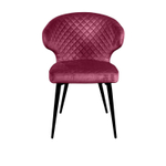 Стул Richard ромб, бархат винно-красный 16