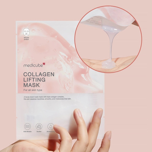 Мedicube Collagen Lifting Mask подтягивающая тканевая маска с коллагеном