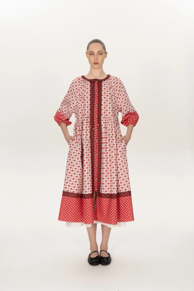 Платье «Аксиния», разноцветный