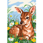 "В траве"-6283 канва с рисунком