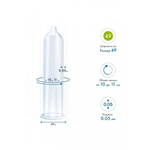 Презервативы MY.SIZE PRO 49, 3 шт. (16 × 4,9 см)