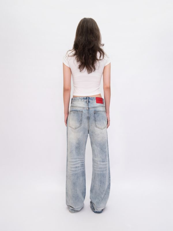 Джинсы Relaxed Sky Blue - фото 4